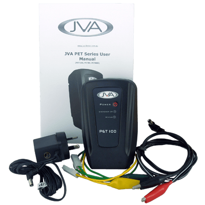 PET contents_s Energiser with adapters and leads